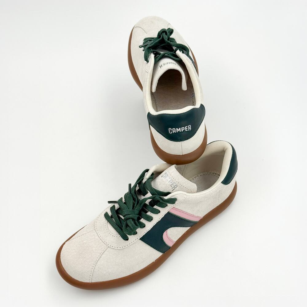 Camper Pelotas Soller K201608-018 White Green Pink Nubuck Sneakers Women's 9 - Picture 3 of 16